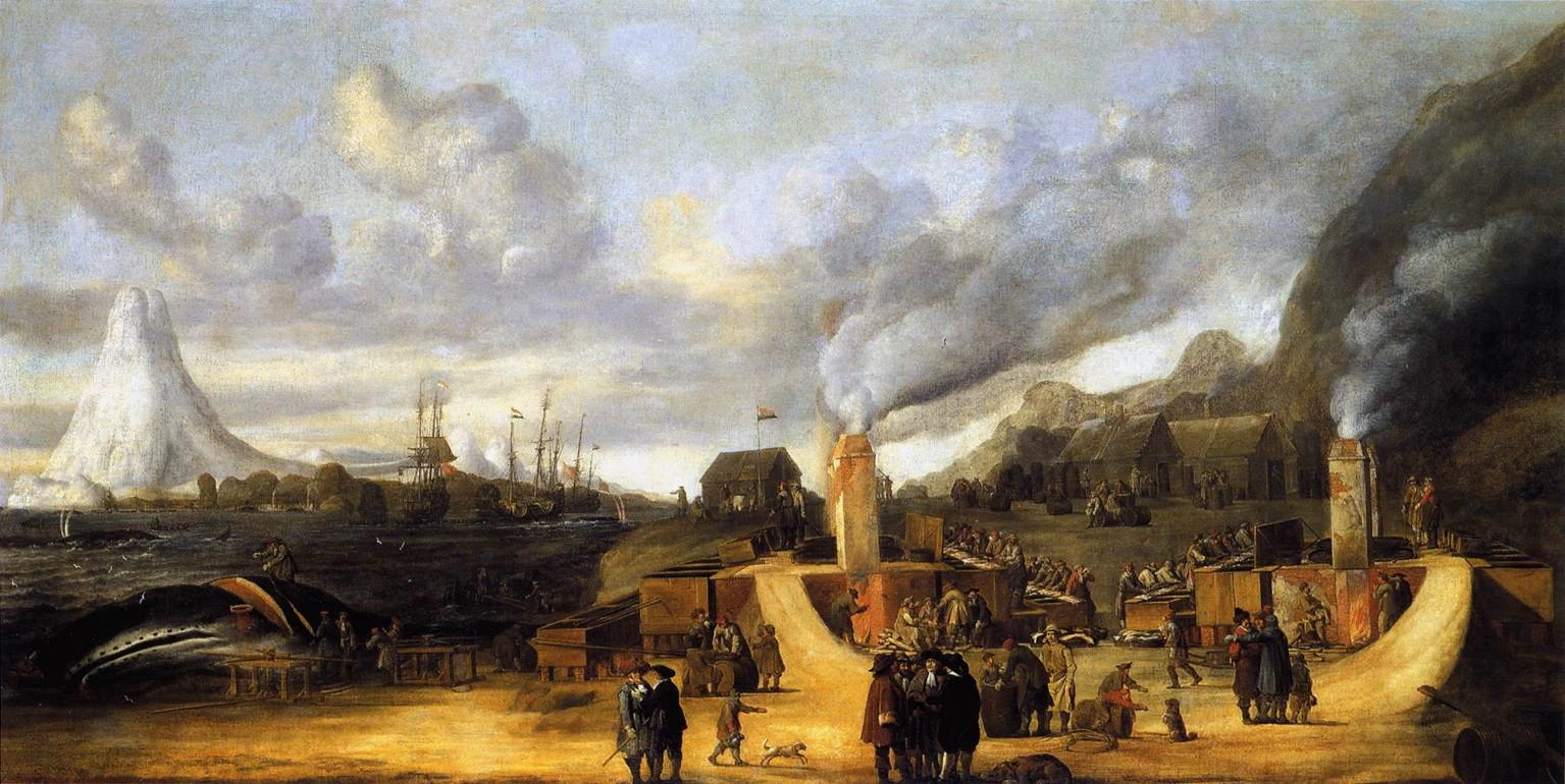 La fabbrica di olio di balena sull'isola di Jan Mayen - Rijksmuseum, Amsterdam